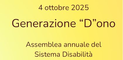 Assemblea annuale del Sistema Disabilità