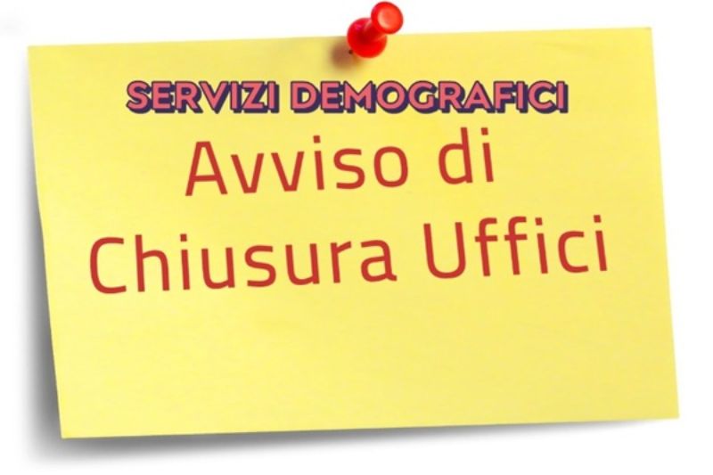 Chiusura uffici demografici