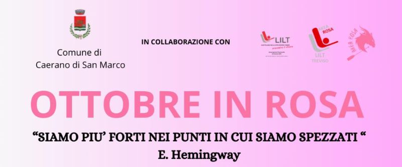Ottobre in Rosa