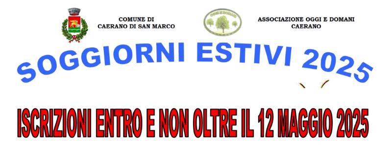 soggiorni estivi 2025