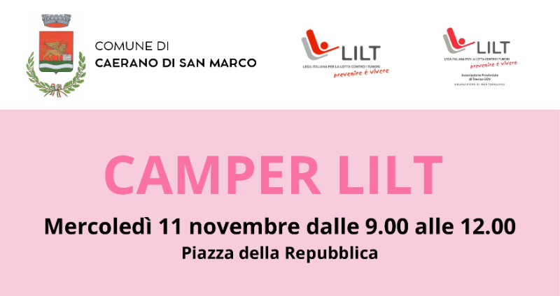 Copertina Camper Lilt